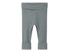 Name It china blue striped long john leggings